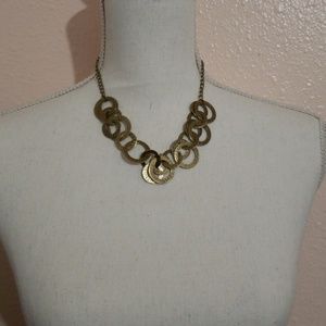 Treasure Tease Brass Necklace